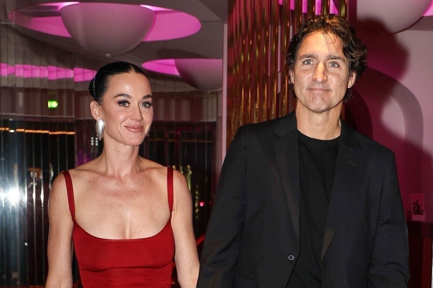 Former Canadian Prime Minister Justin Trudeau and Singer Katy Perry Seen Holding Hands in Paris